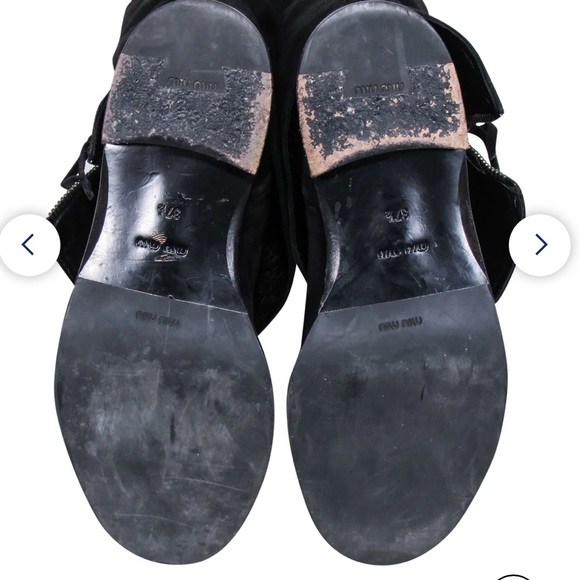 Miu Miu Oil Slick Boots - Picture 4 of 4